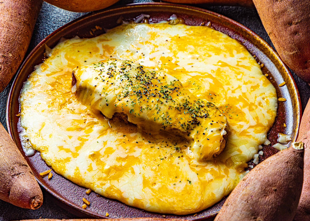 チーズに溺れるハニーチーズ焼き芋
